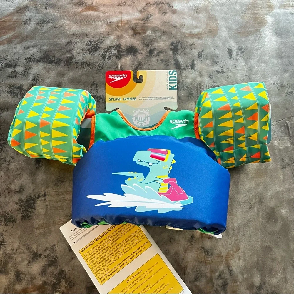 Speedo Splash Jammer Kids-Weight 30-50 lbs US Coast Guard Approved!